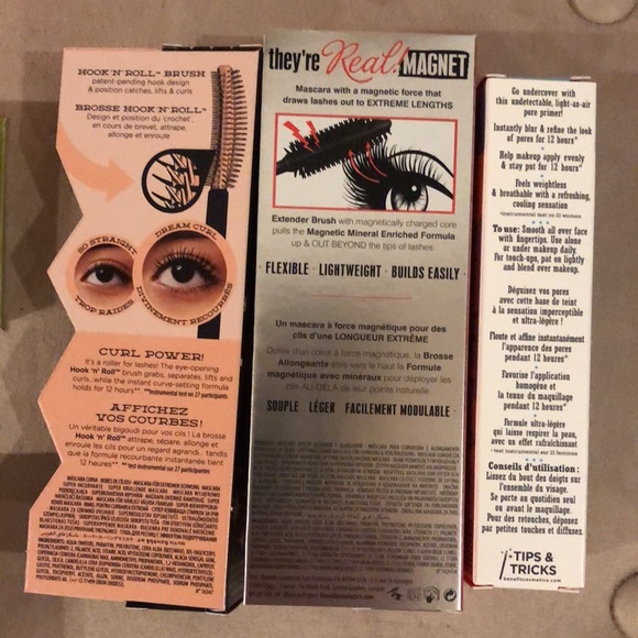 NEW Benefit cosmetics, 5 full size products with makeup bag, - Picture 10 of 14